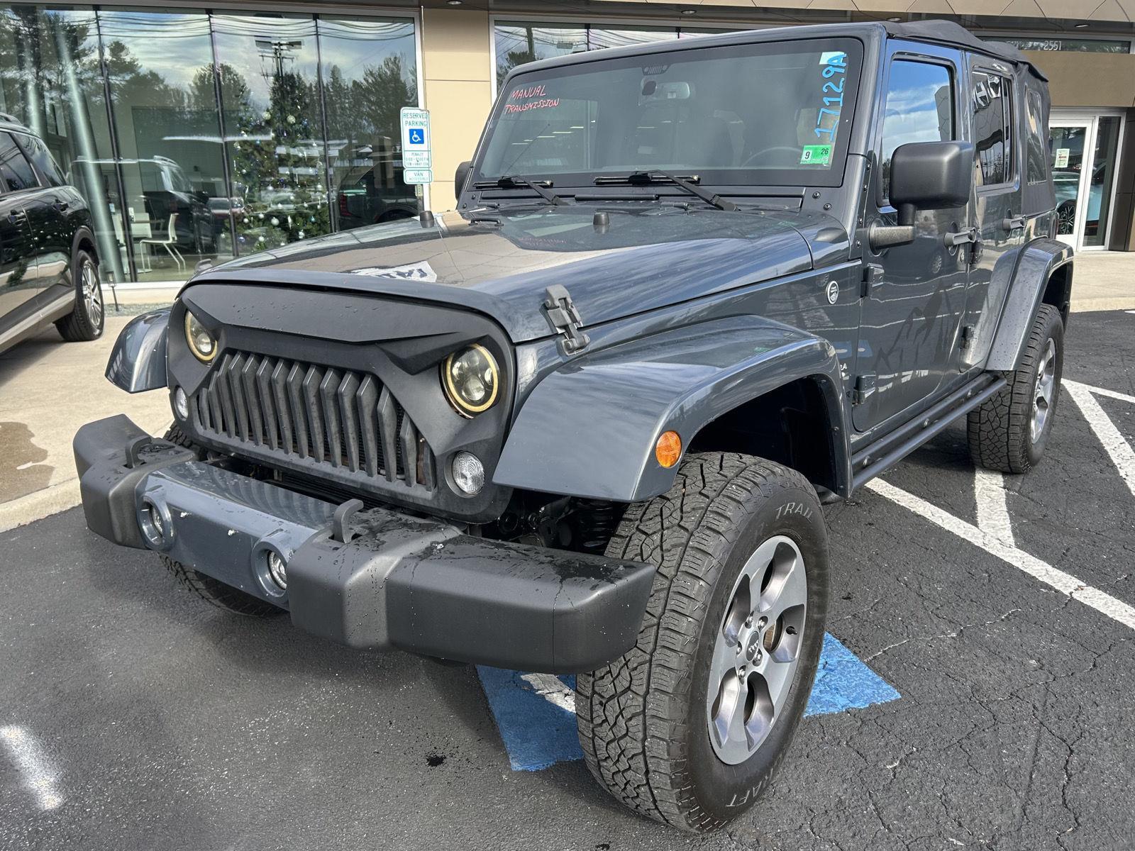 Used 2016 Jeep Wrangler Unlimited Sahara with VIN 1C4BJWEGXGL261644 for sale in Greencastle, PA