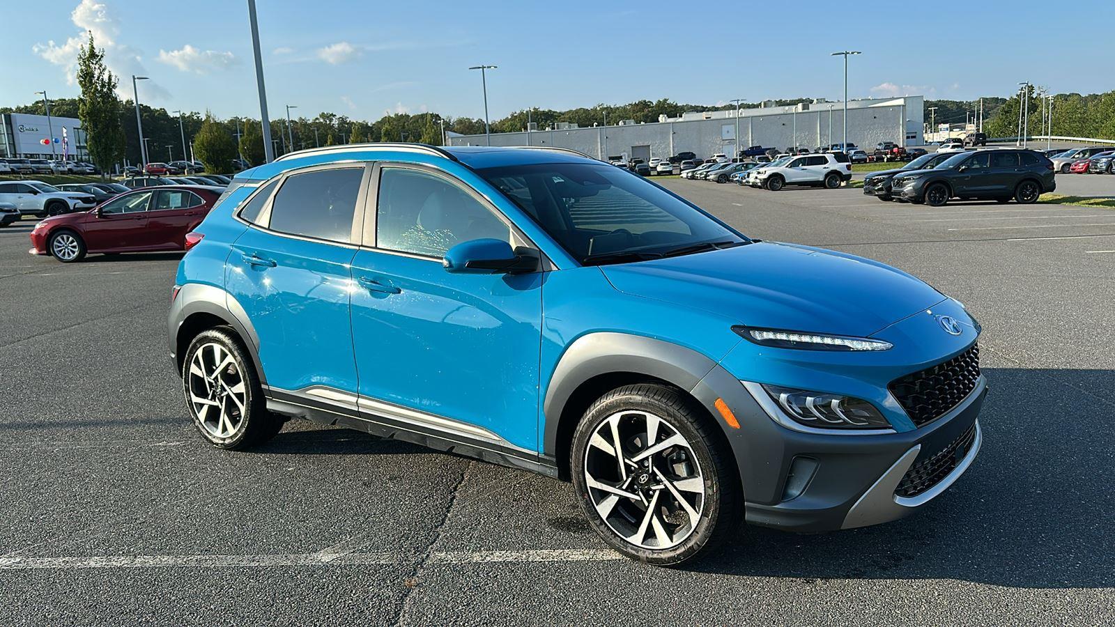 Used 2022 Hyundai Kona Limited with VIN KM8K5CA38NU928770 for sale in Greencastle, PA