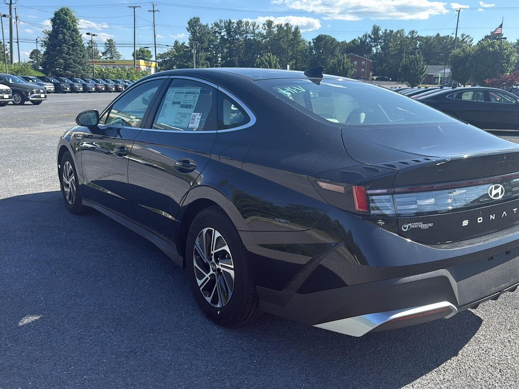 New 2026 Hyundai Sonata Hybrid Blue Sedan
