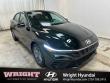 New 2026 Hyundai Elantra Hybrid Blue Sedan