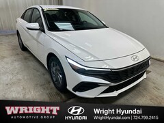 2026 Hyundai Elantra Hybrid Blue Sedan