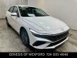 New 2025 Hyundai Elantra Hybrid Blue Sedan