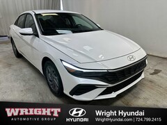 2026 Hyundai Elantra Hybrid Blue Sedan