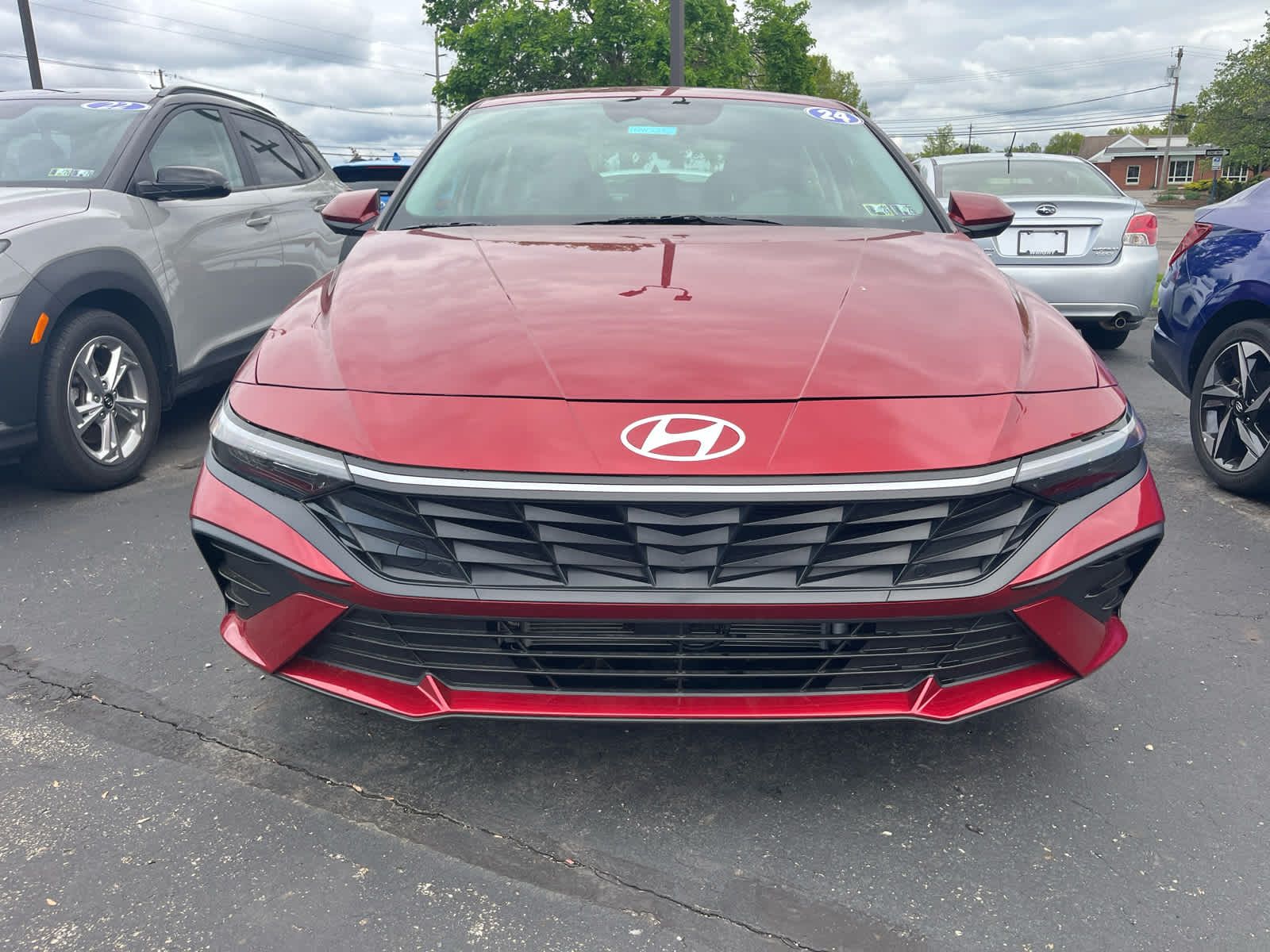 Certified 2024 Hyundai Elantra Blue with VIN KMHLM4DJ2RU098171 for sale in Wexford, PA