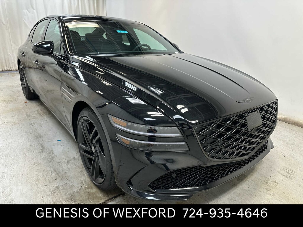 New 2026 Genesis G80 3.5T Prestige Black Sedan