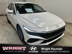 2026 Hyundai Elantra Hybrid Blue Sedan