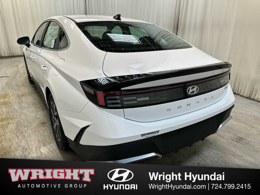 New 2026 Hyundai Sonata Hybrid Blue Sedan