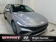 2026 Hyundai Elantra Hybrid Blue Sedan