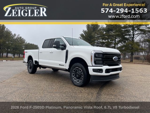 New 2026 Ford F-250 Platinum Truck Crew Cab