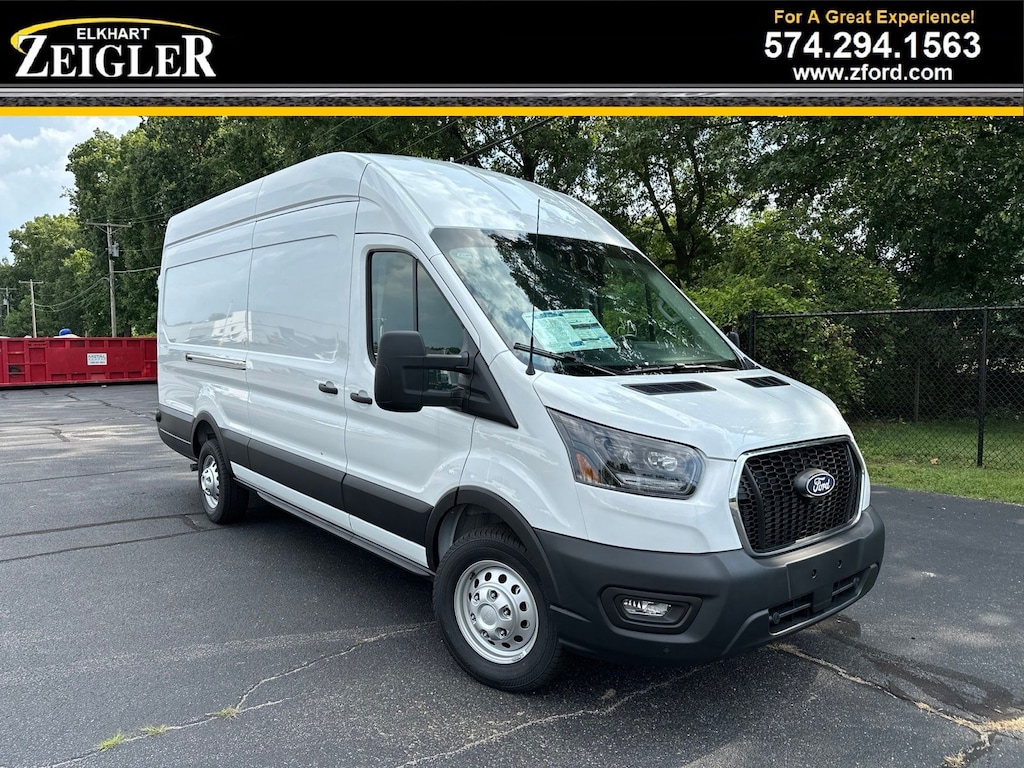 New 2026 Ford Transit-350 Cargo Base w/9,950 lb. GVWR Van High Roof Ext. Van