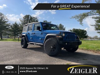 Used 2023 Jeep Wrangler 4-DOOR SPORT 4X4 SUV for sale in Grandville