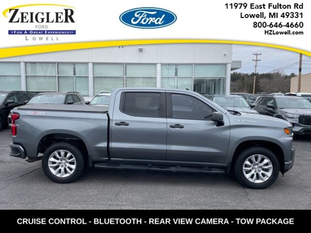 Used 2021 Chevrolet Silverado 1500 Custom Truck Crew Cab