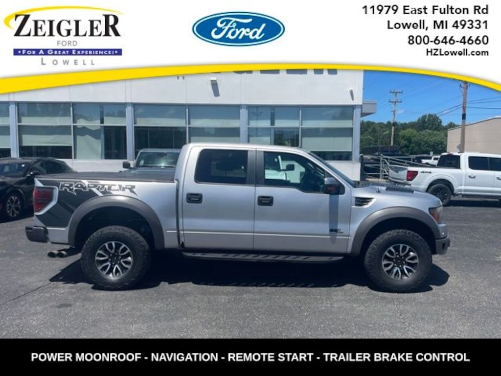 Used 2012 Ford F-150 SVT Raptor Truck SuperCrew Cab