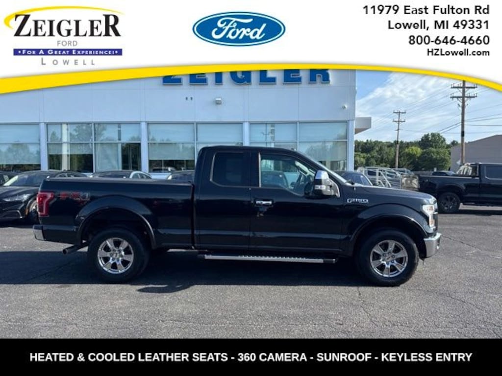 Used 2015 Ford F-150 Lariat Truck SuperCab Styleside