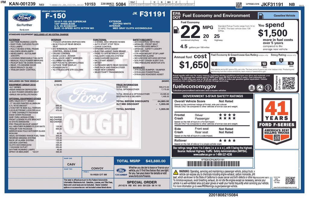 2018 FORD F-150 - Image 26