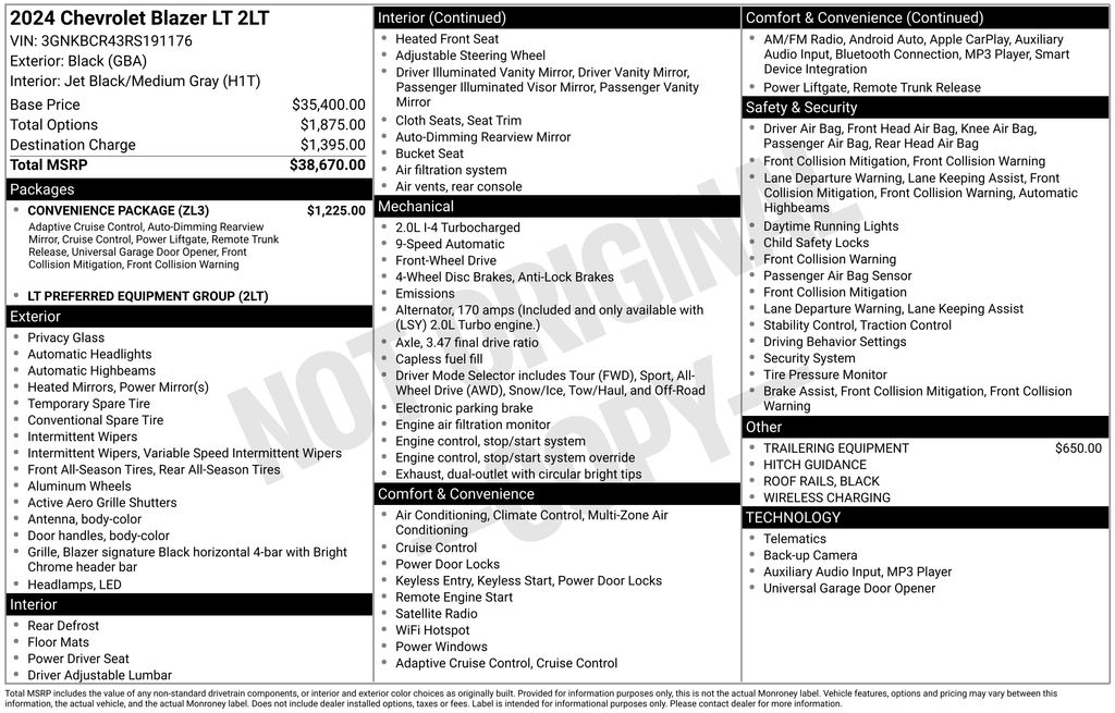 2024 CHEVROLET BLAZER - Image 2