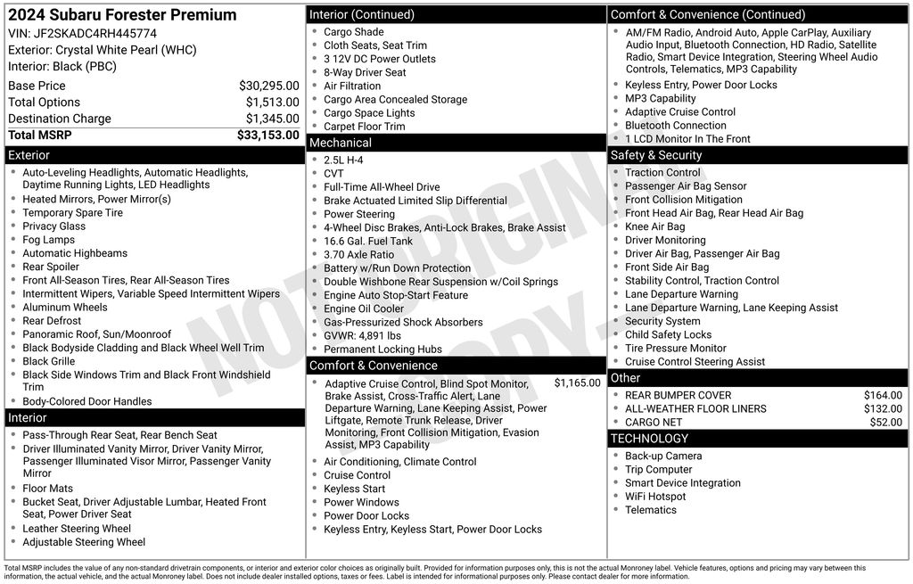 2024 SUBARU FORESTER - Image 33