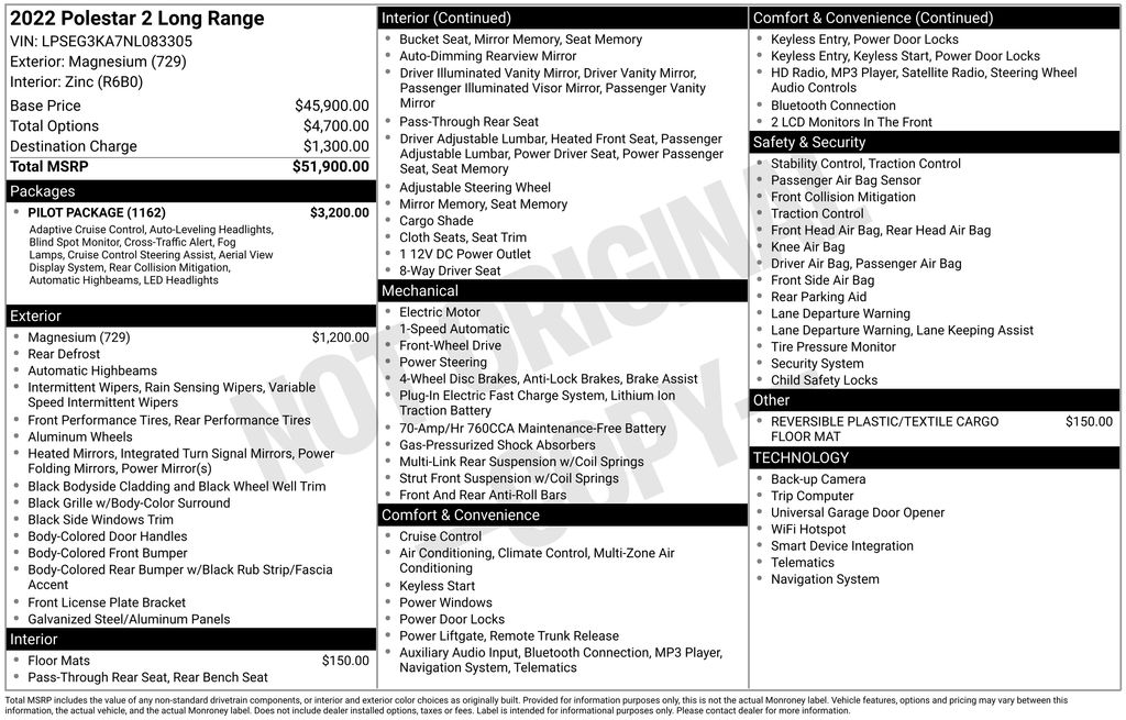 2022 POLESTAR PS2 - Image 35