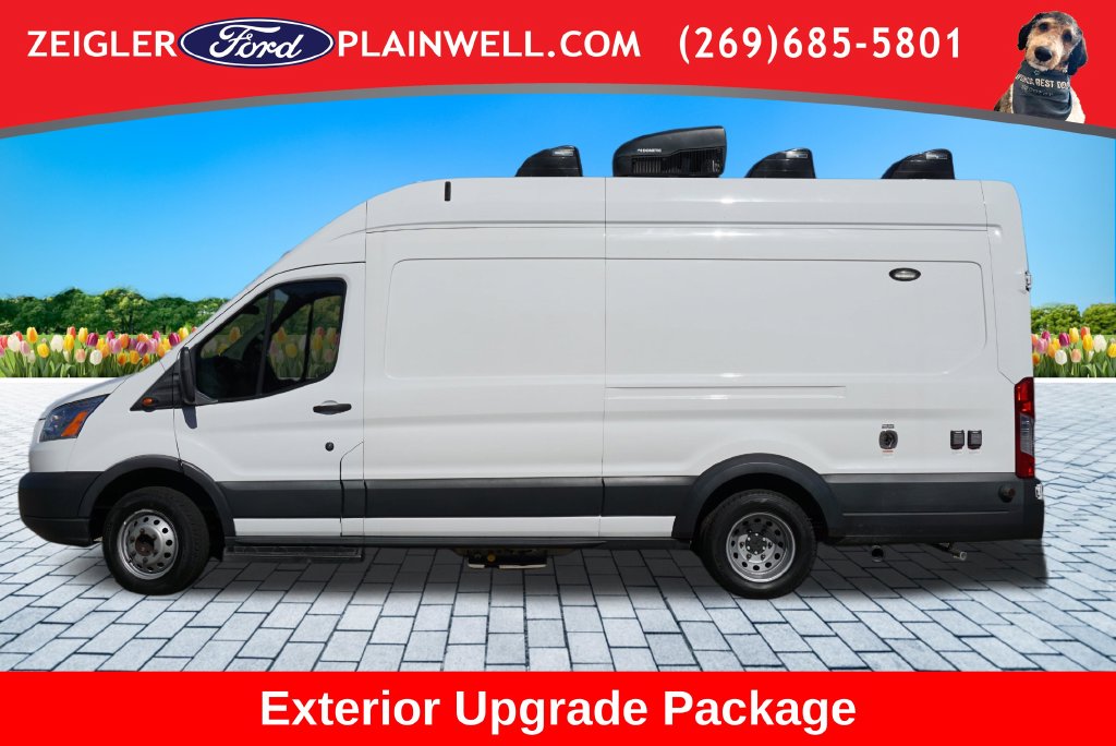 Used 2018 Ford Transit-350 Base w/Sliding Pass-Side Cargo Door & 10,360 lb. GVWR Van High Roof HD Ext. Cargo Van