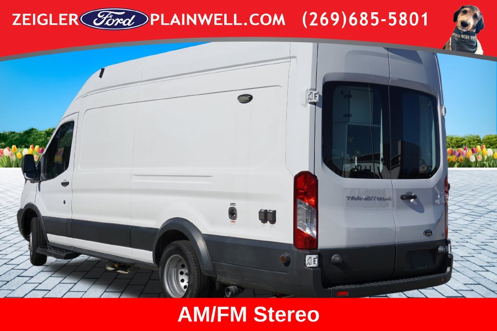 Used 2018 Ford Transit-350 Base w/Sliding Pass-Side Cargo Door & 10,360 lb. GVWR Van High Roof HD Ext. Cargo Van