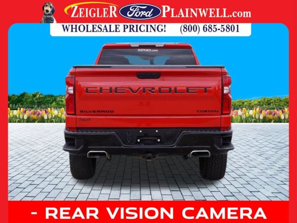 Used 2021 Chevrolet Silverado 1500 Custom Trail Boss Truck Crew Cab