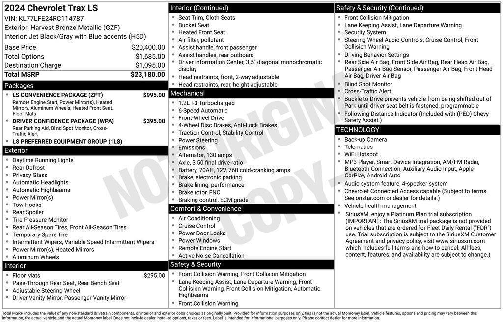 Used 2024 Chevrolet Trax LS SUV