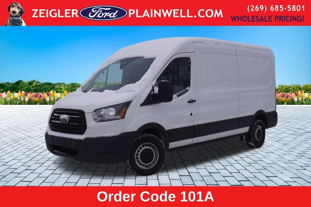 Used 2019 Ford Transit-250 Base w/Sliding Pass-Side Cargo Door Van Medium Roof Cargo Van