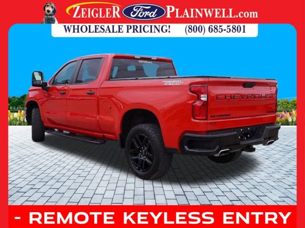 Used 2021 Chevrolet Silverado 1500 Custom Trail Boss Truck Crew Cab