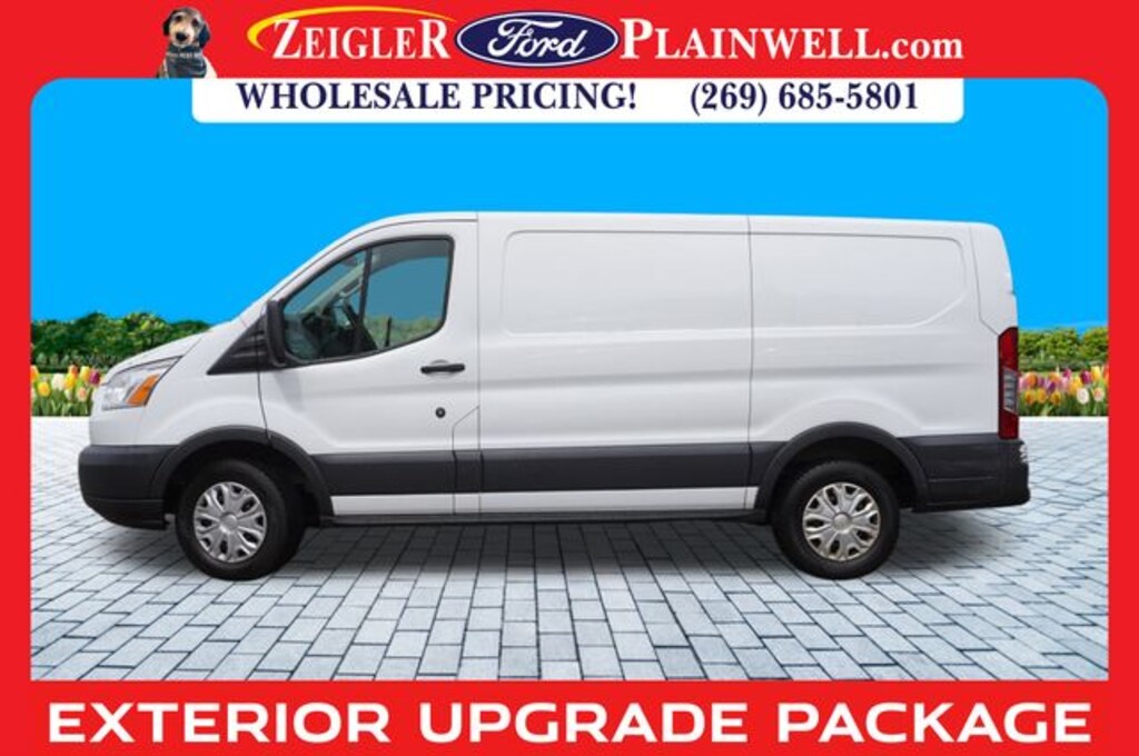 Used 2017 Ford Transit-150 w/60/40 Pass-Side Cargo-Doors Van Low Roof Cargo Van