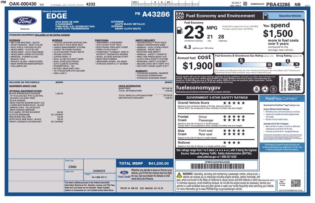 2023 FORD EDGE - Image 31