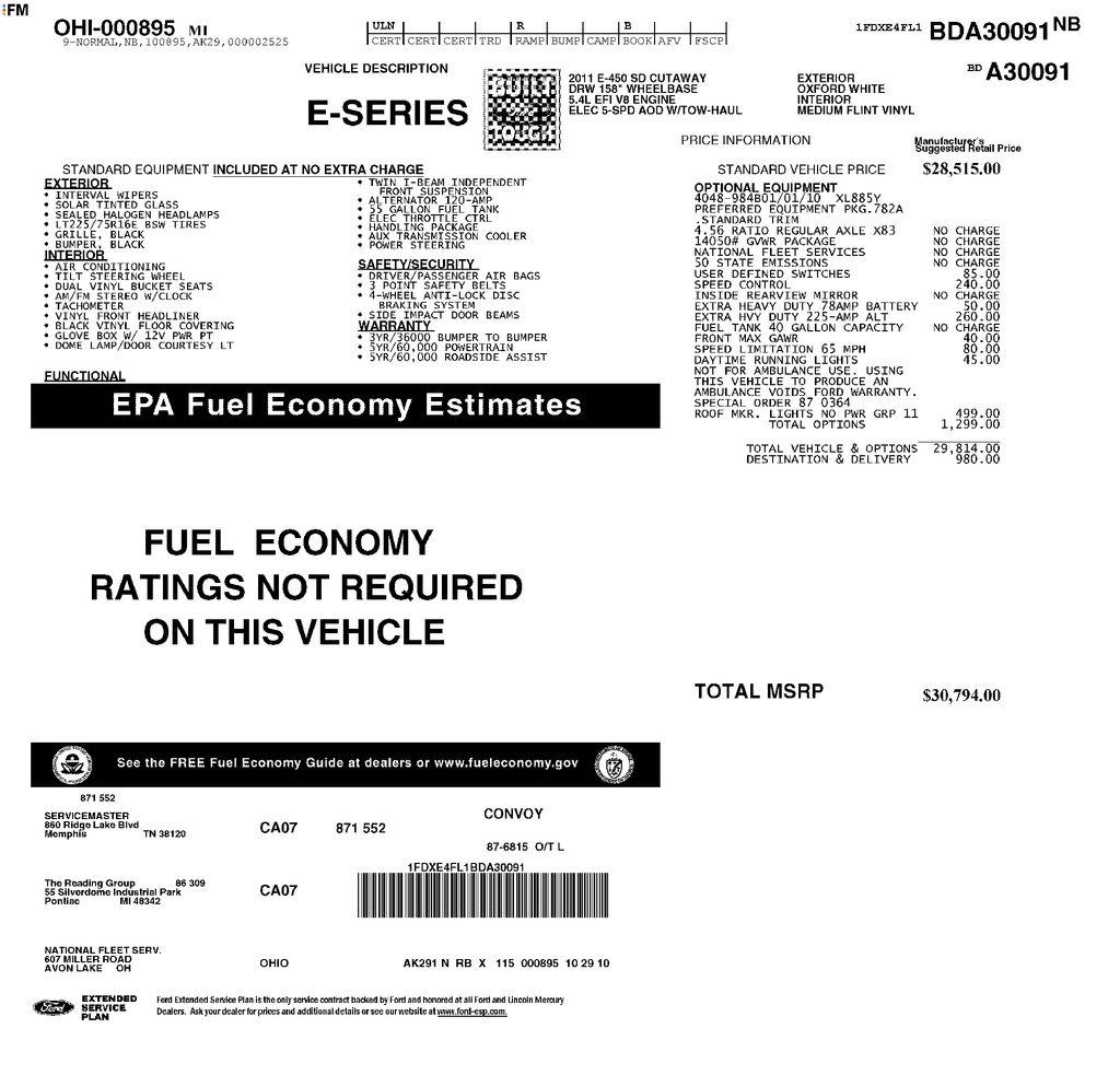 2011 FORD E-450 - Image 12