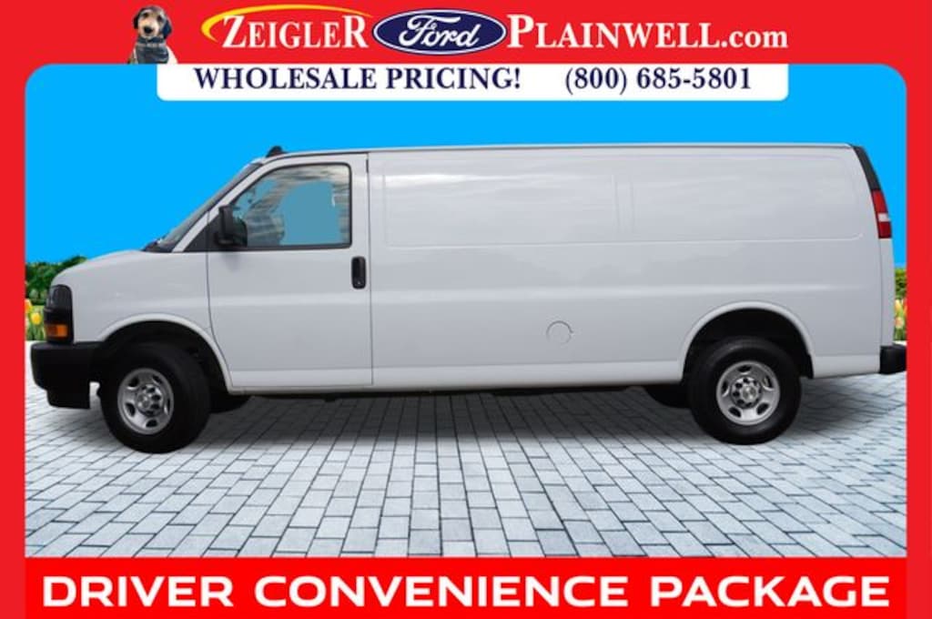 Used 2023 Chevrolet Express 3500 Work Van Van Extended Cargo Van