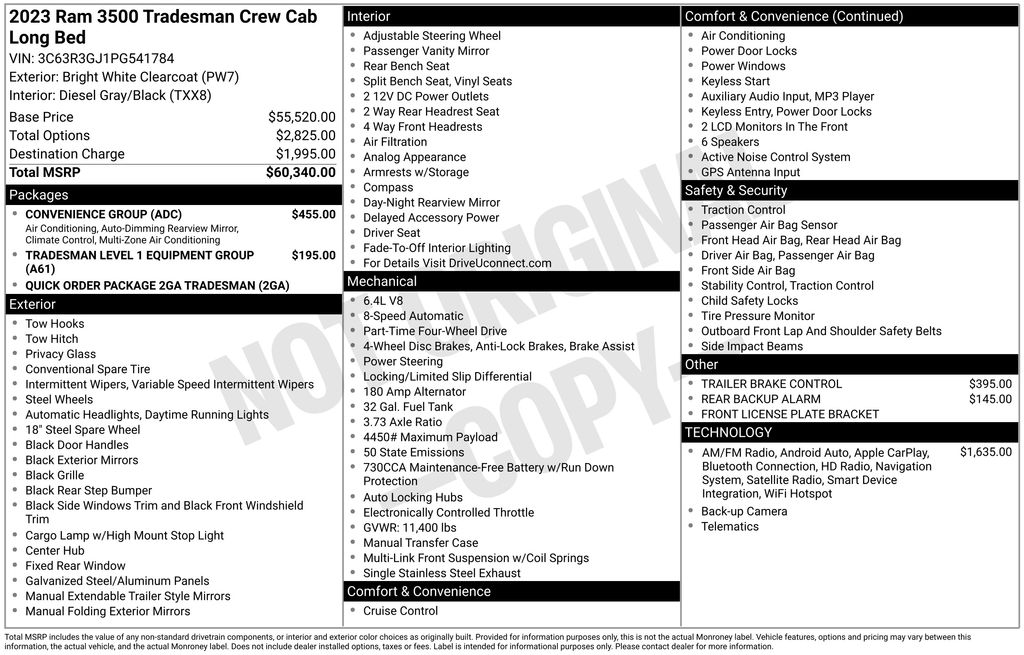 2023 RAM 3500 - Image 2