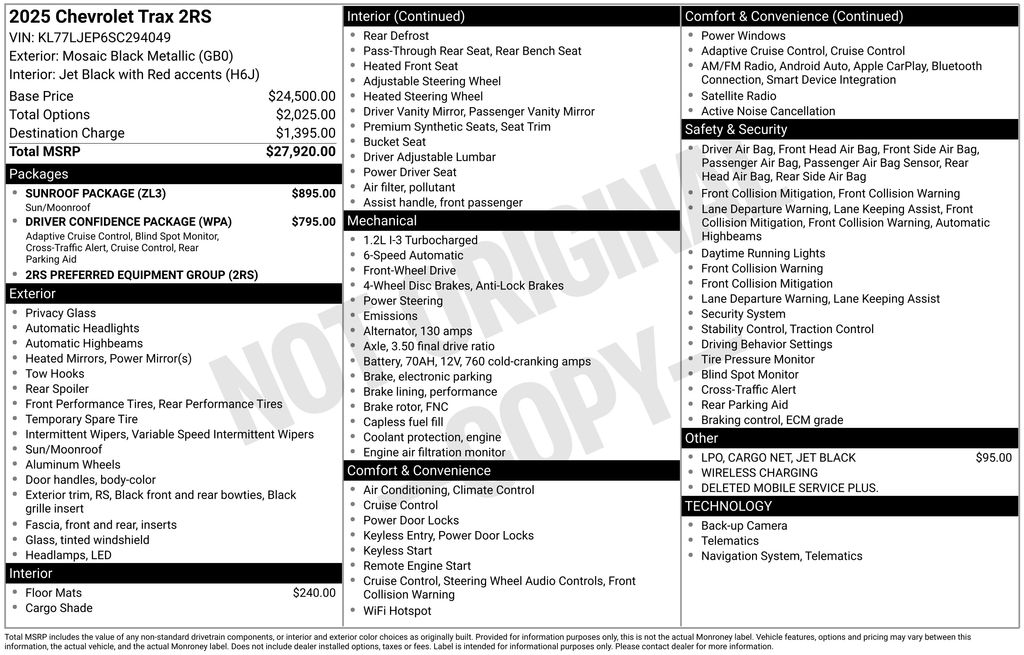 2025 CHEVROLET TRAX - Image 34