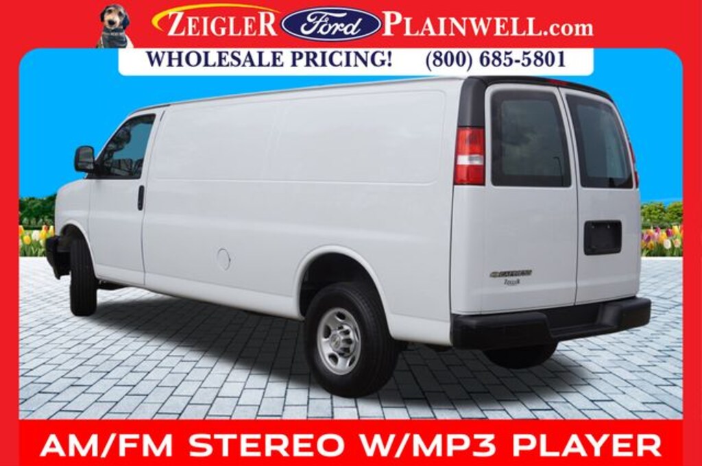 Used 2023 Chevrolet Express 3500 Work Van Van Extended Cargo Van
