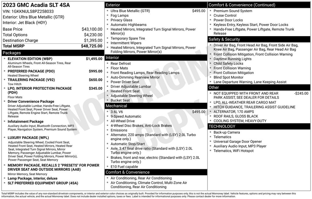 2023 GMC ACADIA - Image 2