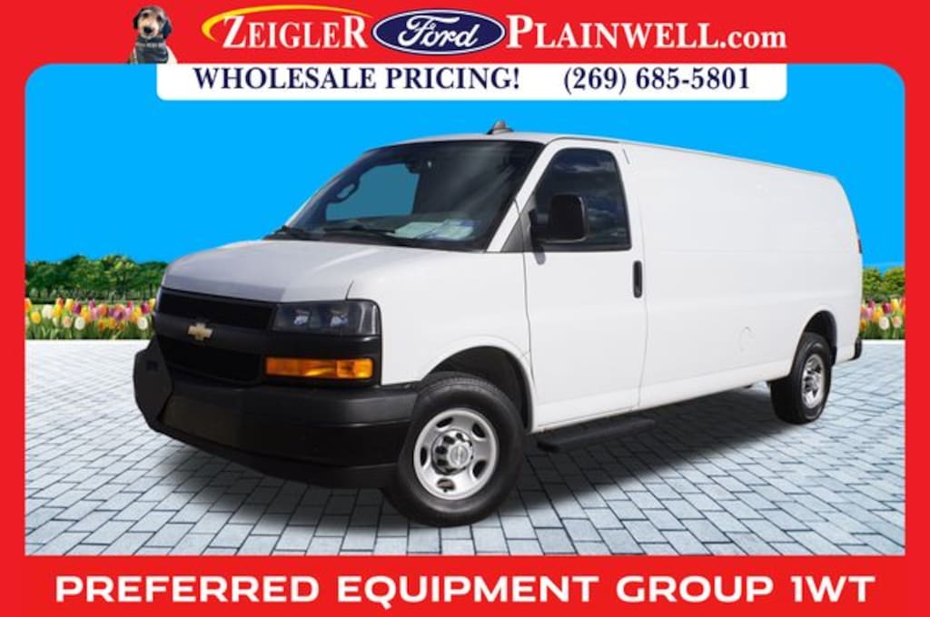 Used 2022 Chevrolet Express 2500 Work Van Van Extended Cargo Van