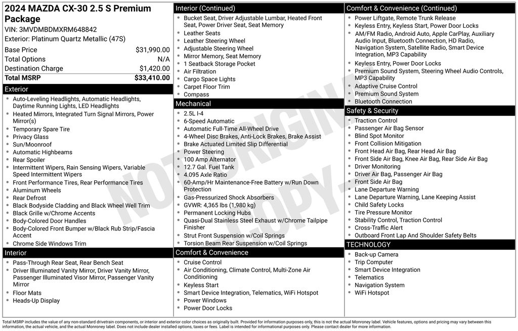 2024 MAZDA CX-30 - Image 34