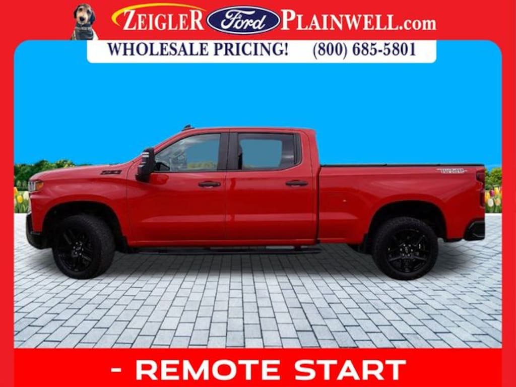 Used 2021 Chevrolet Silverado 1500 Custom Trail Boss Truck Crew Cab