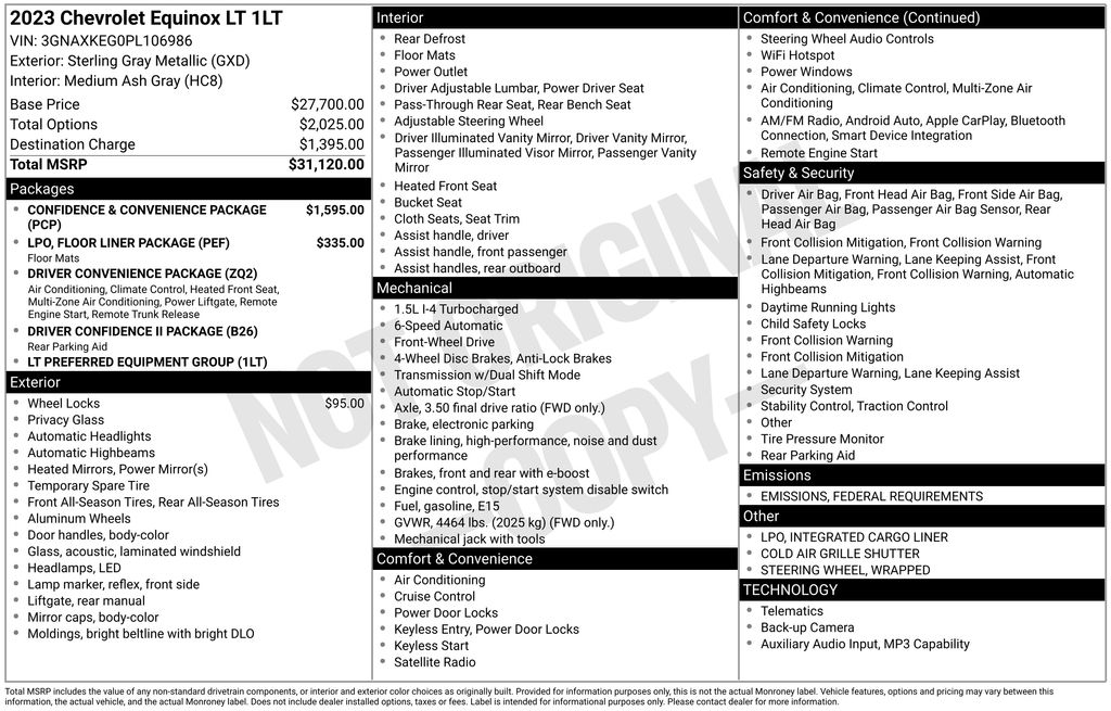 2023 CHEVROLET EQUINOX - Image 32