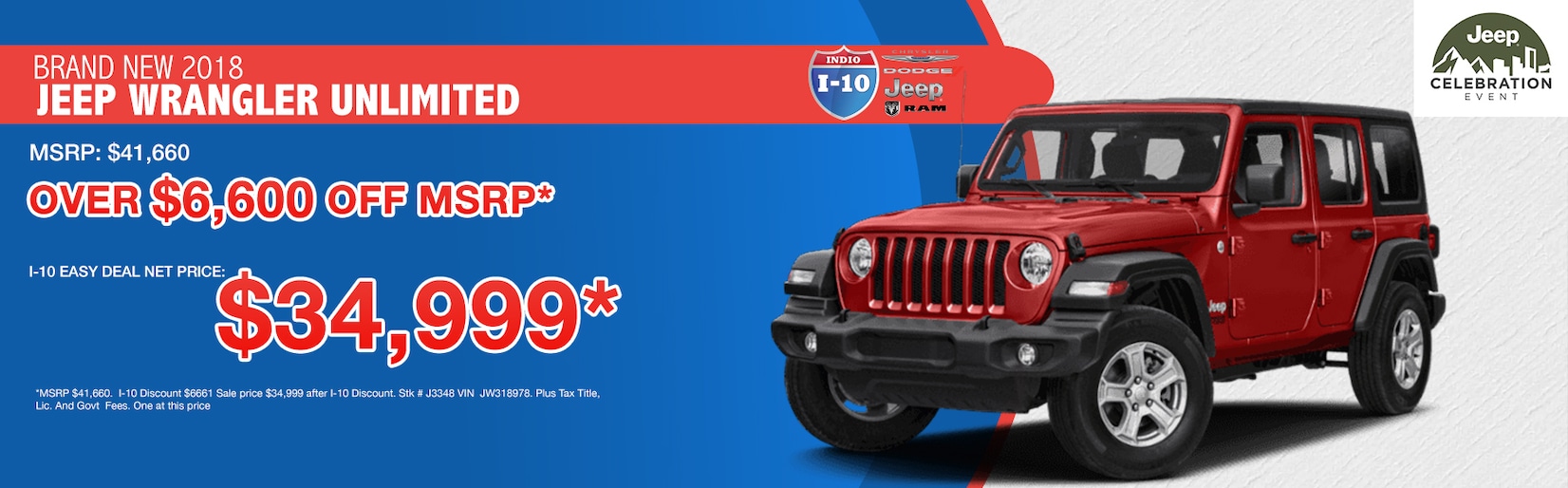 New Car Dealership I10 Chrysler Dodge Jeep Ram Indio, CA