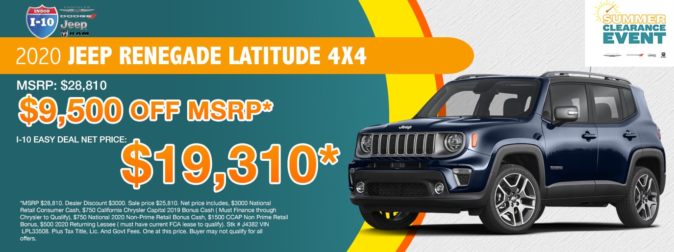 New & Used Car Dealership I10 Chrysler Dodge Jeep Ram Indio, CA