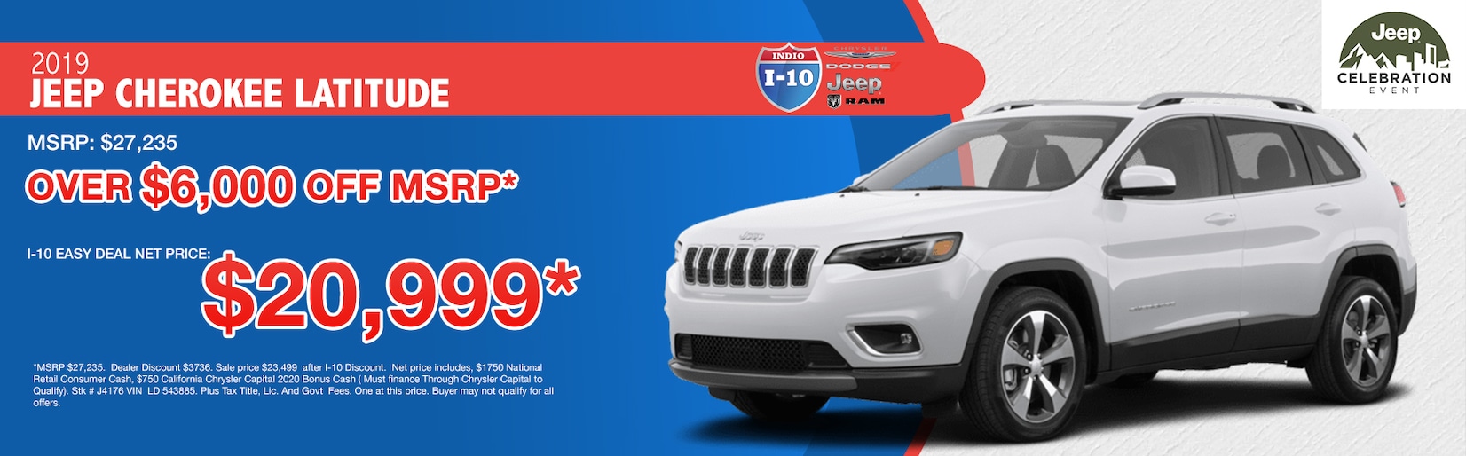 New Car Dealership I10 Chrysler Dodge Jeep Ram Indio, CA