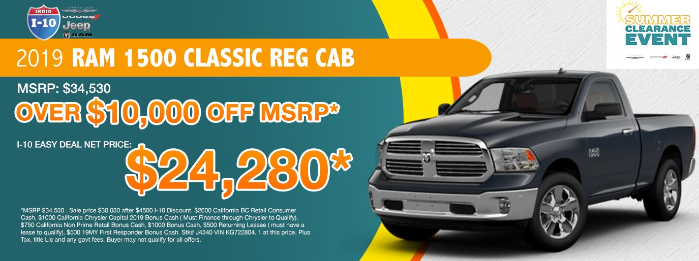 New & Used Car Dealership I10 Chrysler Dodge Jeep Ram Indio, CA