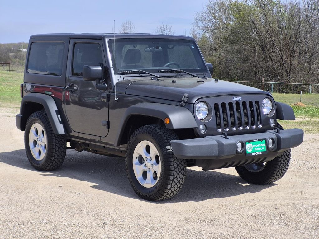 Used 2017 Jeep Wrangler Sport with VIN 1C4AJWAG8HL744116 for sale in Canton, TX