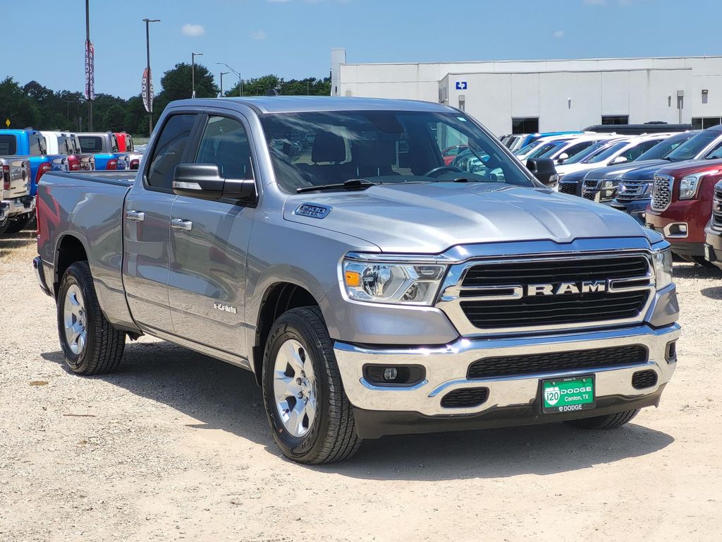 Used 2021 RAM Ram 1500 Pickup Big Horn/Lone Star with VIN 1C6RREBT8MN708983 for sale in Canton, TX