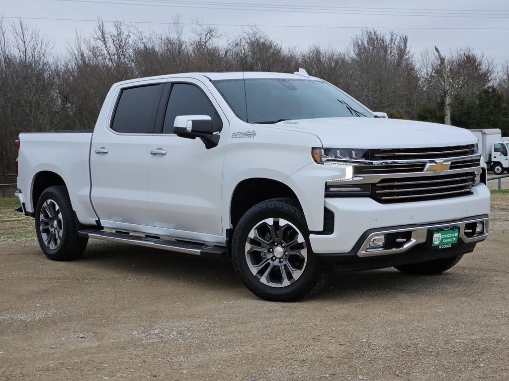 Used 2022 Chevrolet Silverado 1500 Limited High Country with VIN 3GCUYHET9NG176706 for sale in Canton, TX