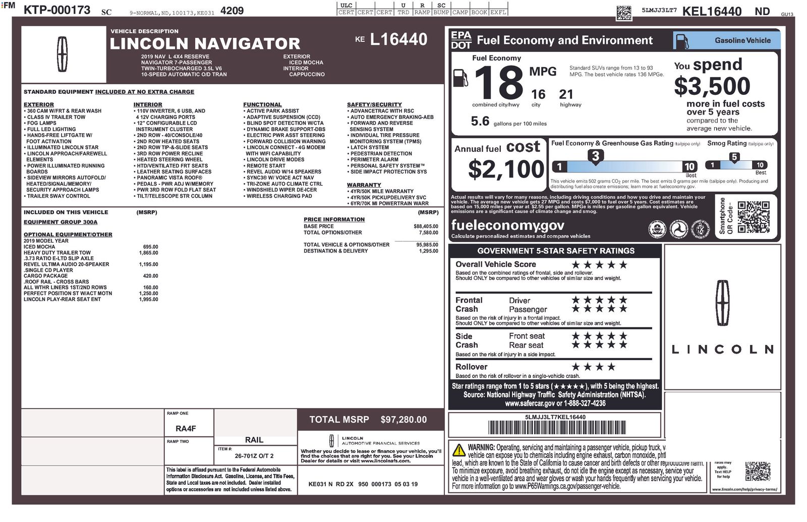 2019 Lincoln Navigator Reserve's photo