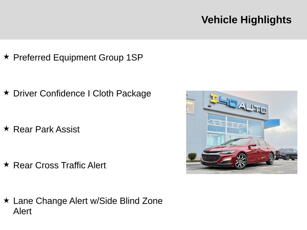 Used 2021 Chevrolet Malibu RS Sedan