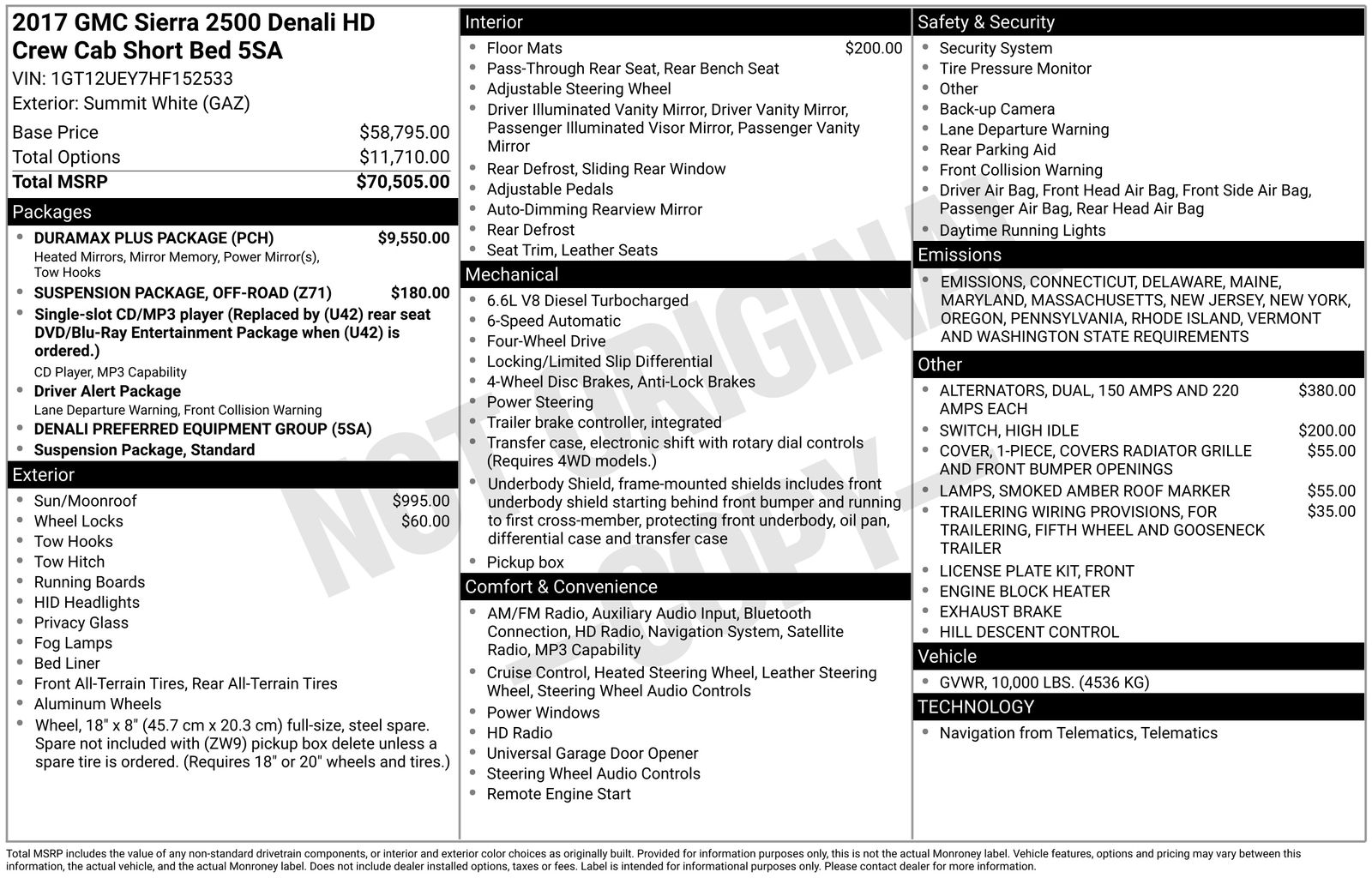 2017 GMC Sierra 2500 Denali HD Denali